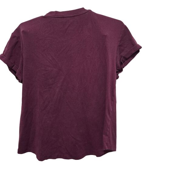 Böhme Essentials Burgundy Tee Size M | Minimalist Everyday Basic - Picture 2 of 7